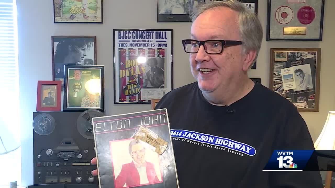 Elton John fan shows off memorabilia ahead of farewell concert