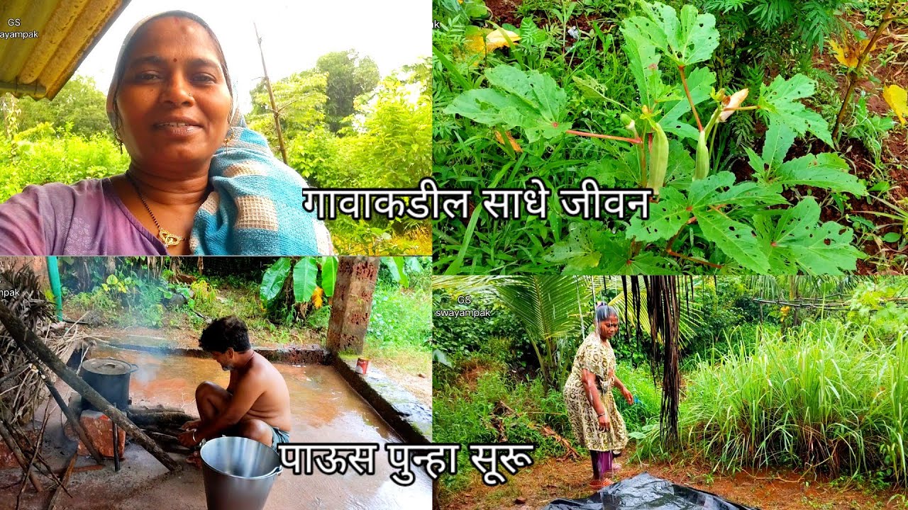 आता थांबून चालणार नाही, पाऊस पुन्हा सूरू झाला 🌳🛖#priyapawar #familyvlog 