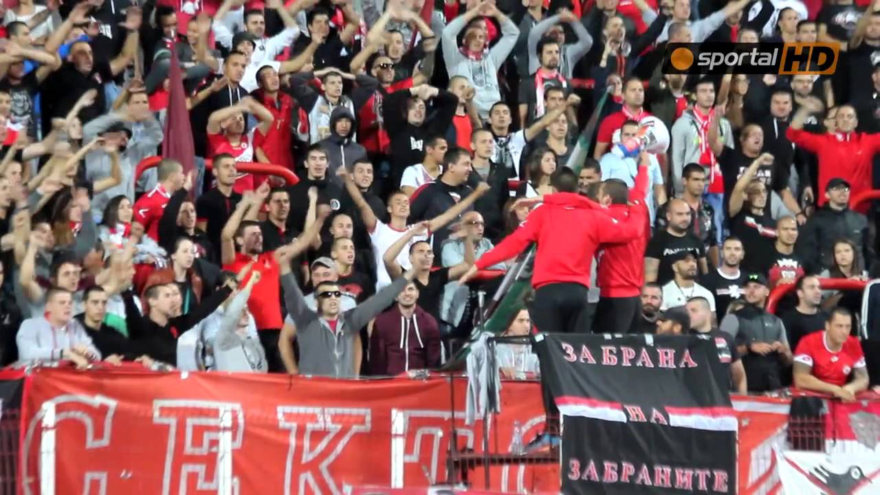 Пострадалите юноши на ЦСКА разпяха сектор ''Г''