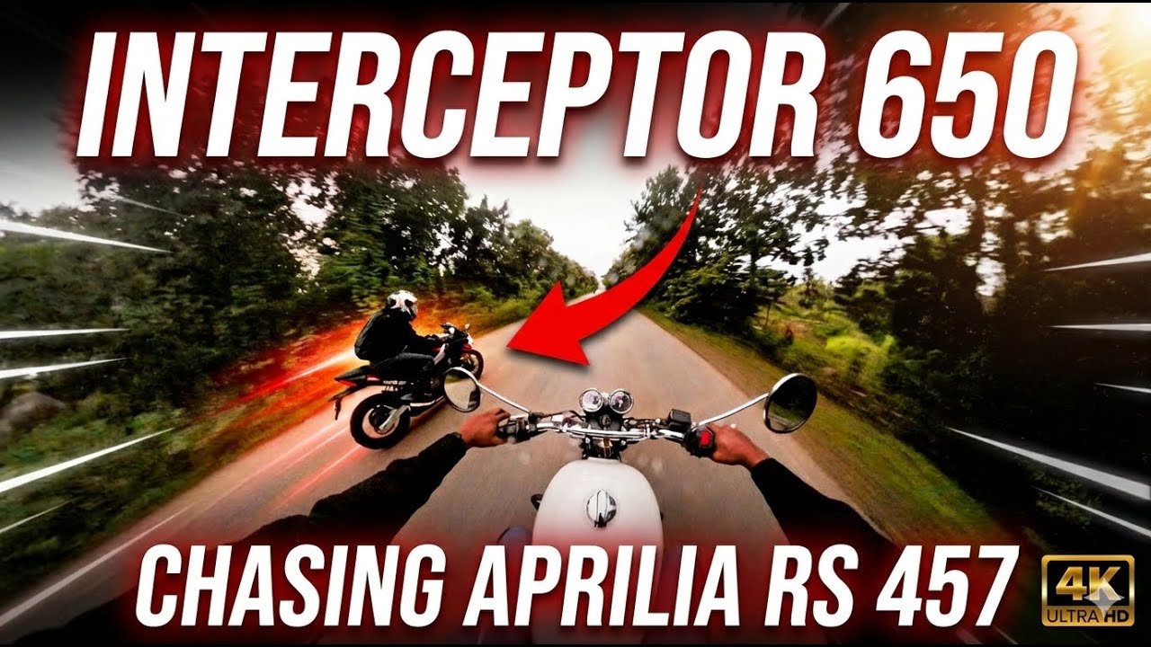Interceptor 650 Chasing Aprilia RS 457 | POV
