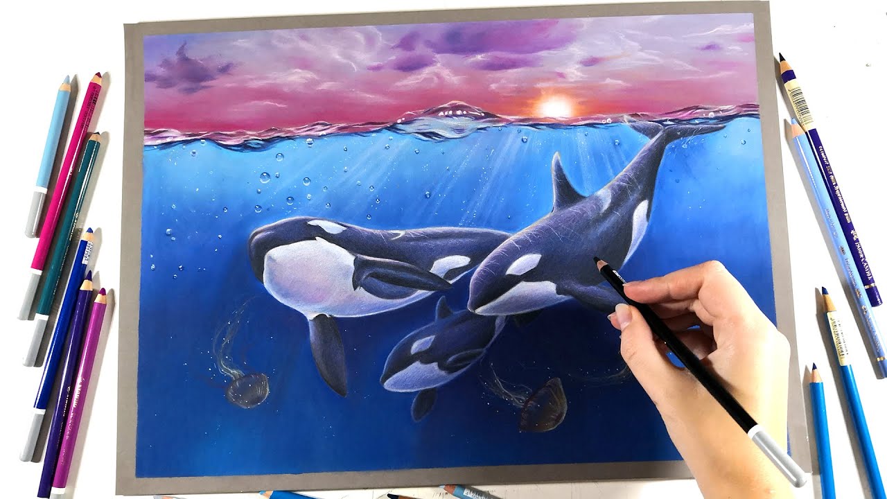 Why I like combining COLORED Pencils and PASTEL Pencils