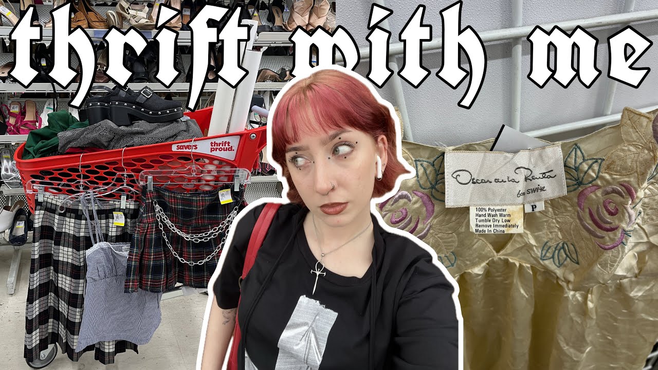 Come Thrift with Me !! haul of vintage designer and perfect alt pieces