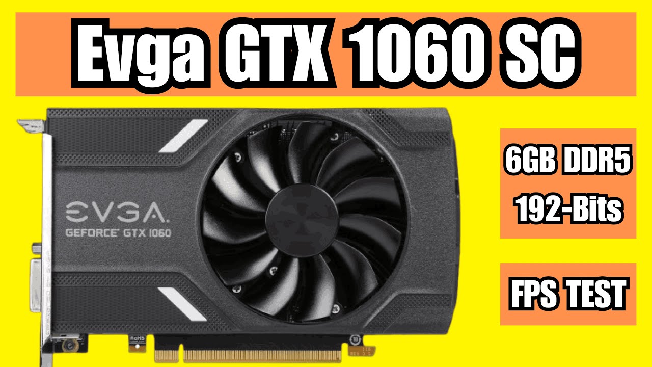 Evga GTX 1060 6GB GDDR5 192-Bits Graphics Card FPS Benchmark Test 2024 #fps #benchmark