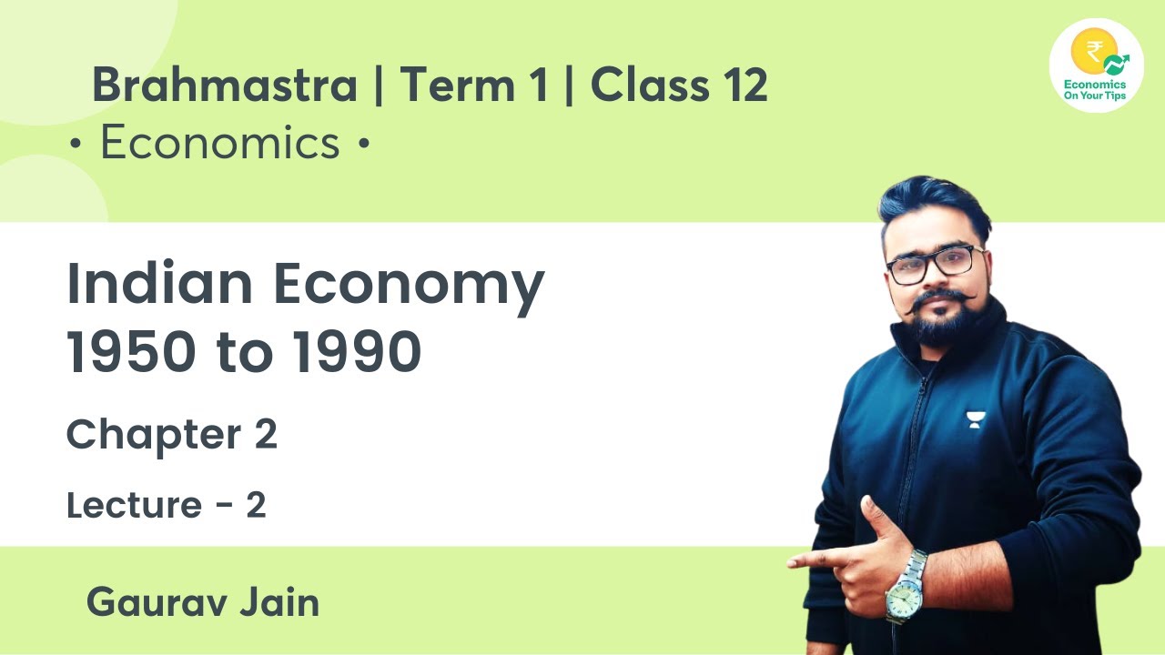 Indian Economy 1950 to 1990 Class 12 | Five year plans | Term 1 | Chapter 2 Part 2 | video 7