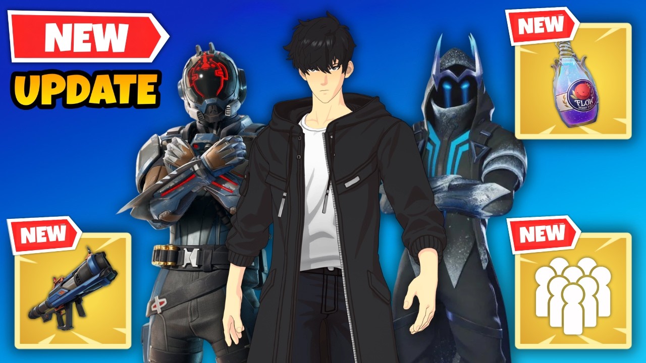 This New Fortnite Update is CHAOS! (SOLO LEVELING and THE SEVEN)