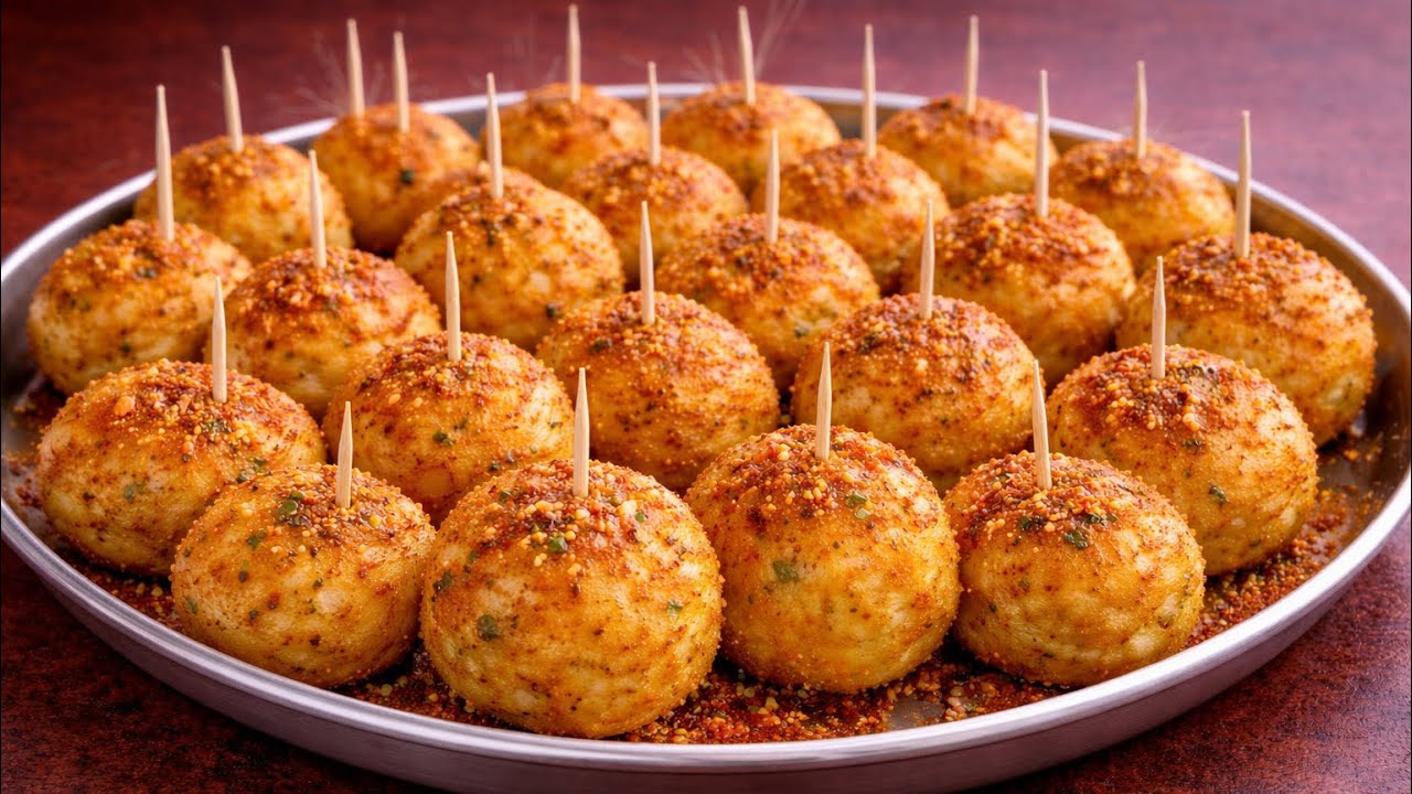 सिर्फ 2 आलू से ऐसा snack जो सबको पसंद आए | Crispy Potato Balls Recipe | quick snack recipe 