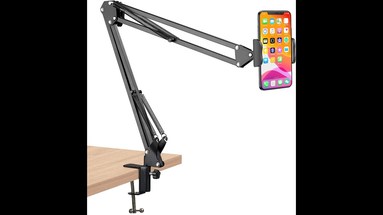 Cell Phone Holder, Phone Clip Holder Clamp for Desk,Universal Phone Stand Holder - Review
