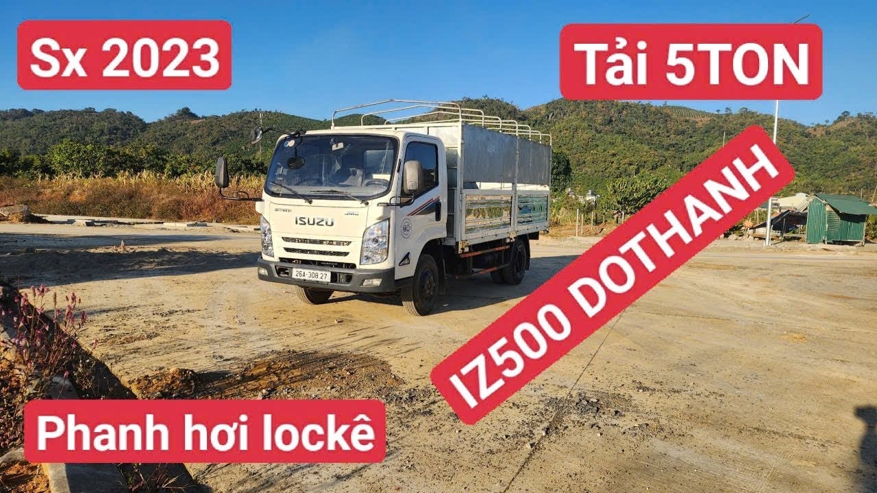 IZ500 DOTHANH SX2023 TẢI 5TON PHANH HƠI LOCK&Ecirc; XE ĐẸP ZIN M&Aacute;Y ZIN TH&Ugrave;NG 4M3 0986844367-0986700999 
