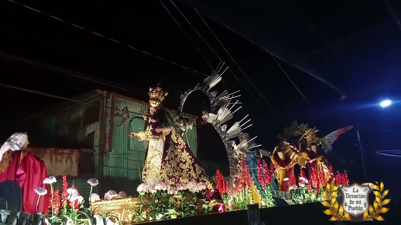 🎵un vals para la reina del cielo🎵 magno y tradicional rezado de la virgen del rosario de Amatitlán 
