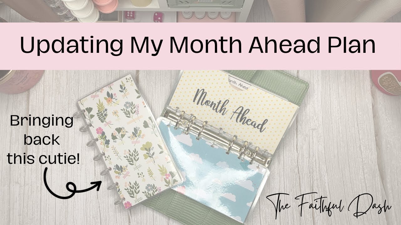 Updating My Month Ahead Plan | Transitioning from One Envelope to an Entire Binder!