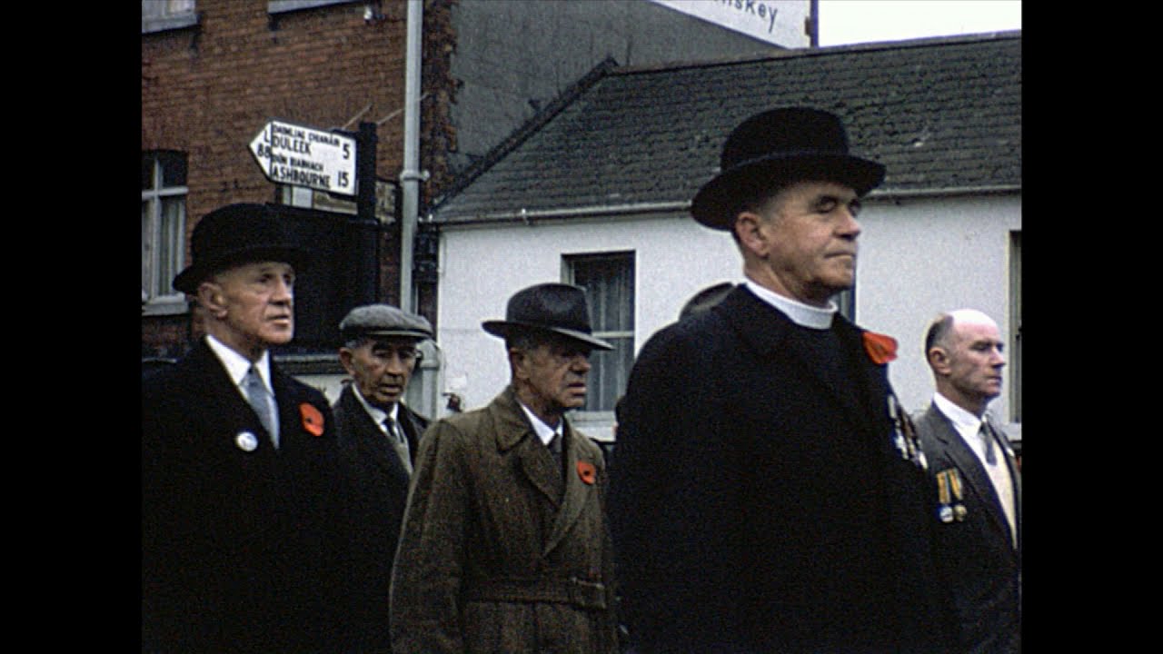 54 Drogheda WWI  Memorial Parade Early 1960's