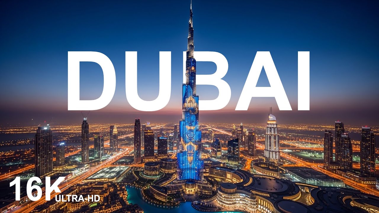 Дубай в формате 16K Ultra HD &mdash; лучшие образцы архитектуры мира.