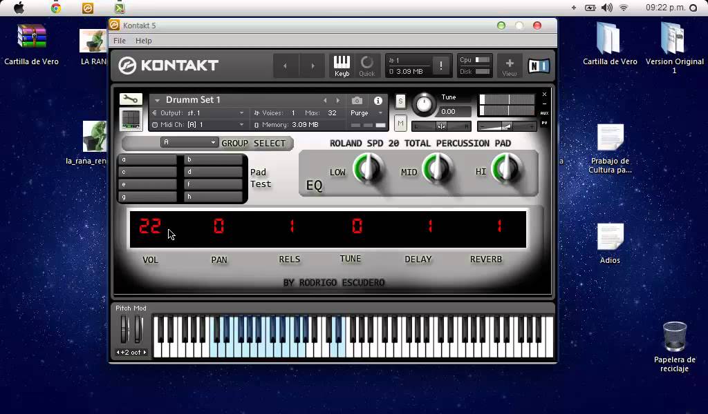 Librerias Gratis para Kontakt - Roland SPD 20 - By Rodrigo Escudero