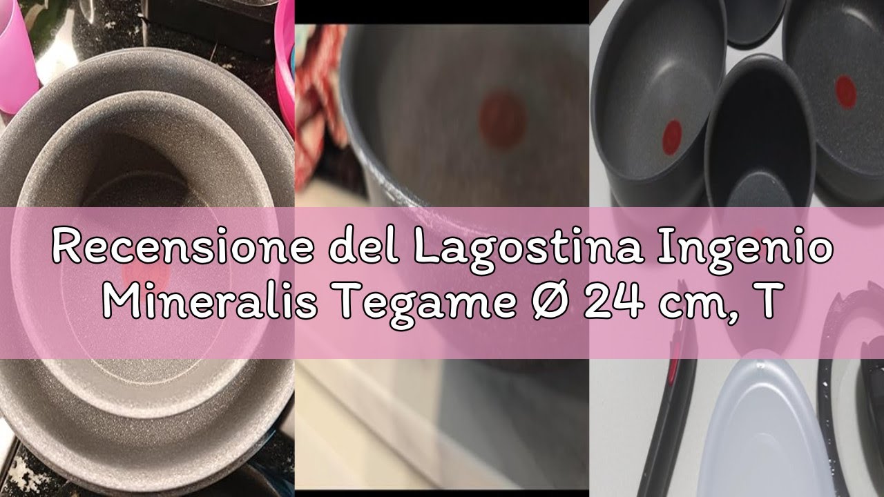 Recensione del Lagostina Ingenio Mineralis Tegame Ø 24 cm, Tegame in Alluminio 100% Riciclato, per G