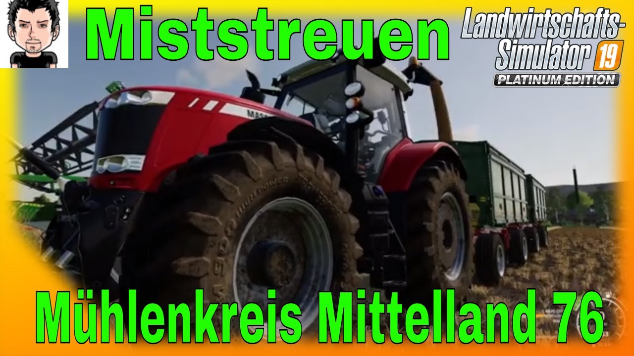 LS19 PS4 Mühlenkreis Mittelland #76 Miststreuer im Einsatz Landwirtschafts Simulator 19