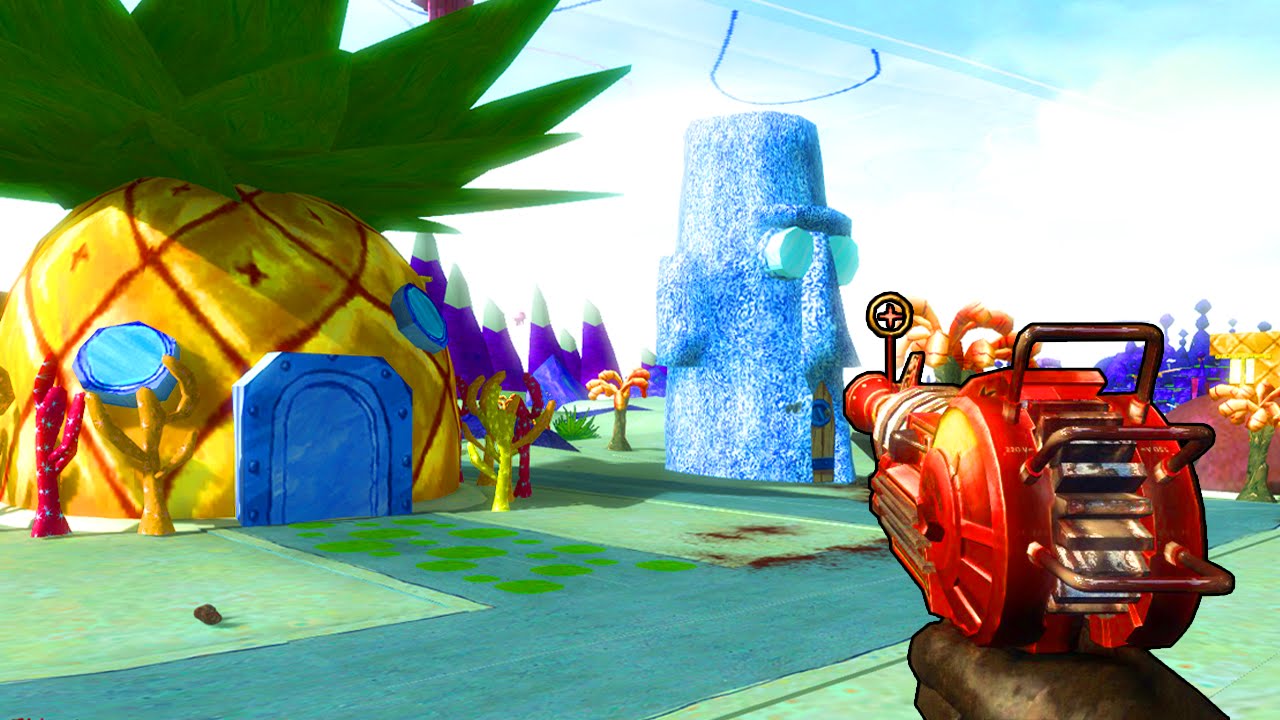 SPONGEBOB ZOMBIES DLC 5 CONFIRMED - (Call of Duty Zombies Mod Gameplay)