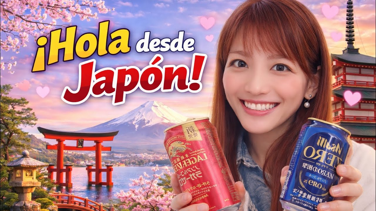 Hola desde Japón 🇯🇵🍺Probando cerveza sin alcohol en Japón！