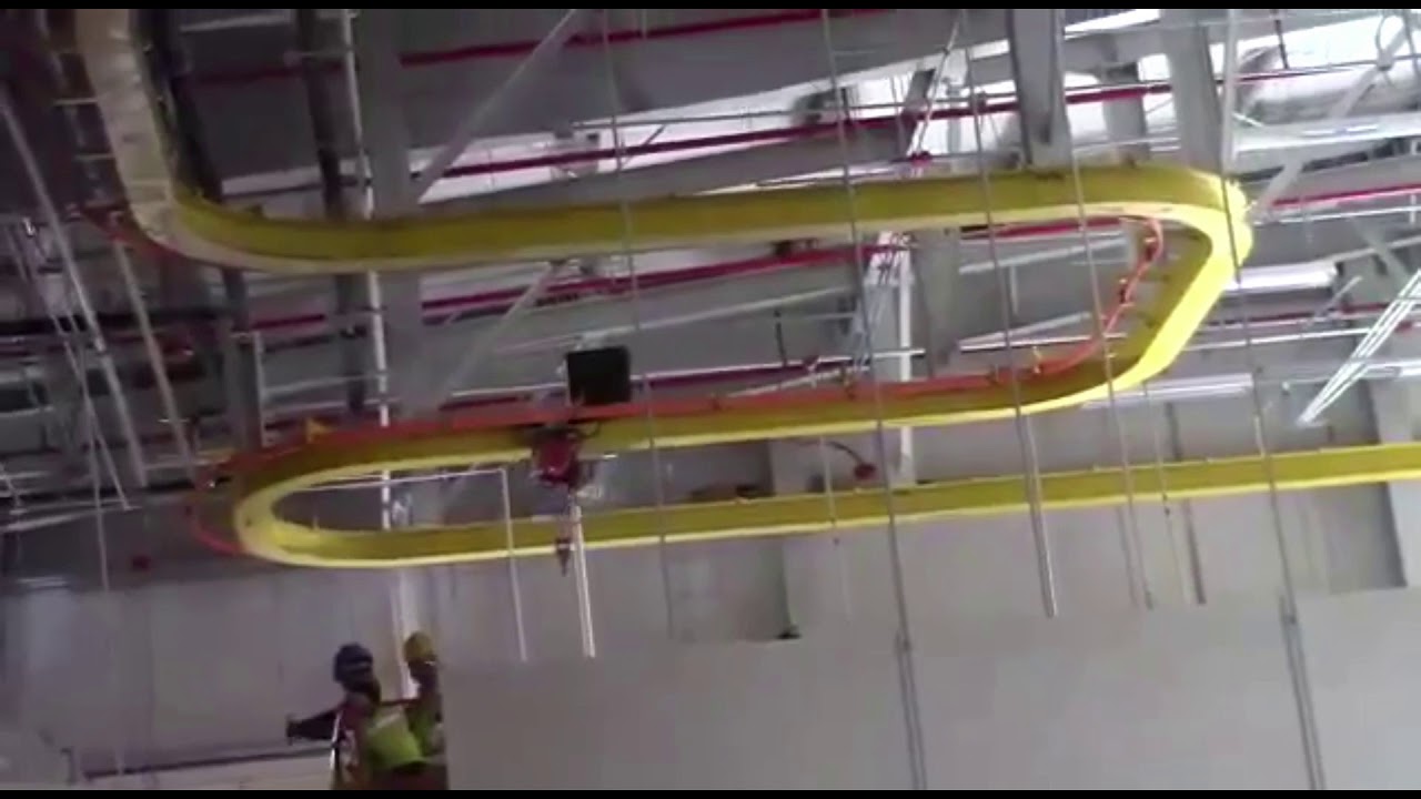 Monorail on Curved Track