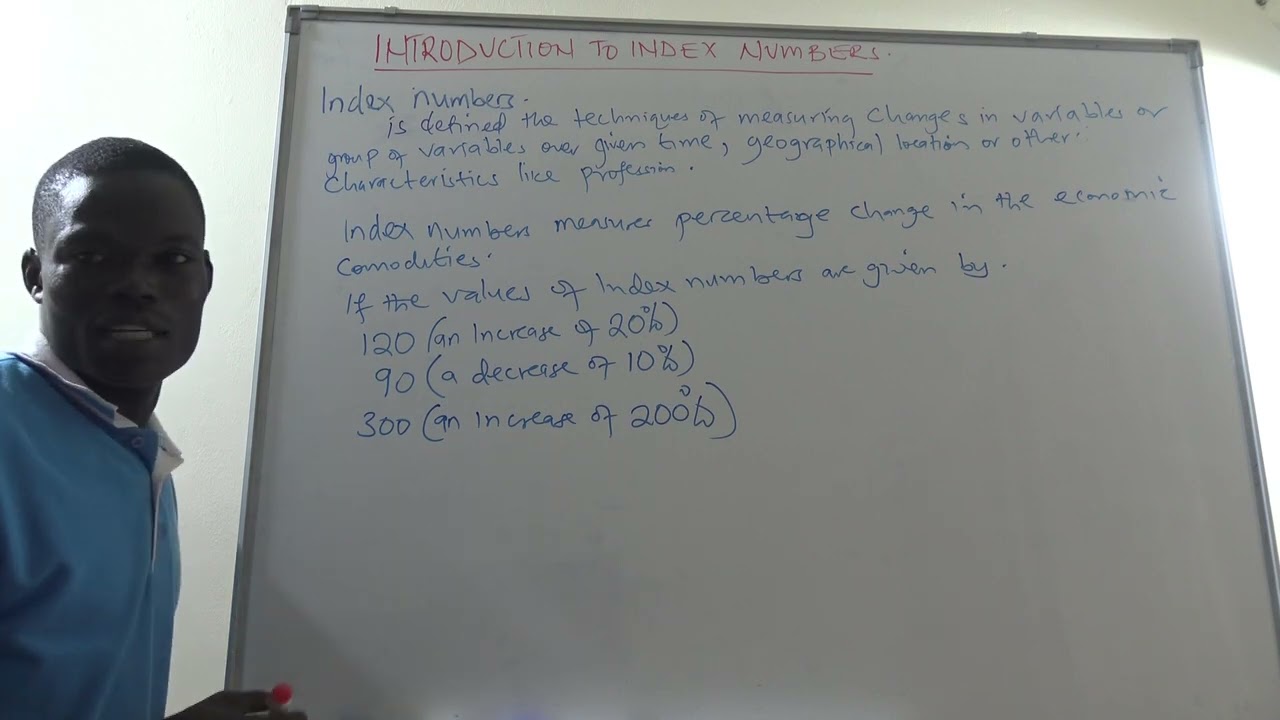 Introduction to Index numbers