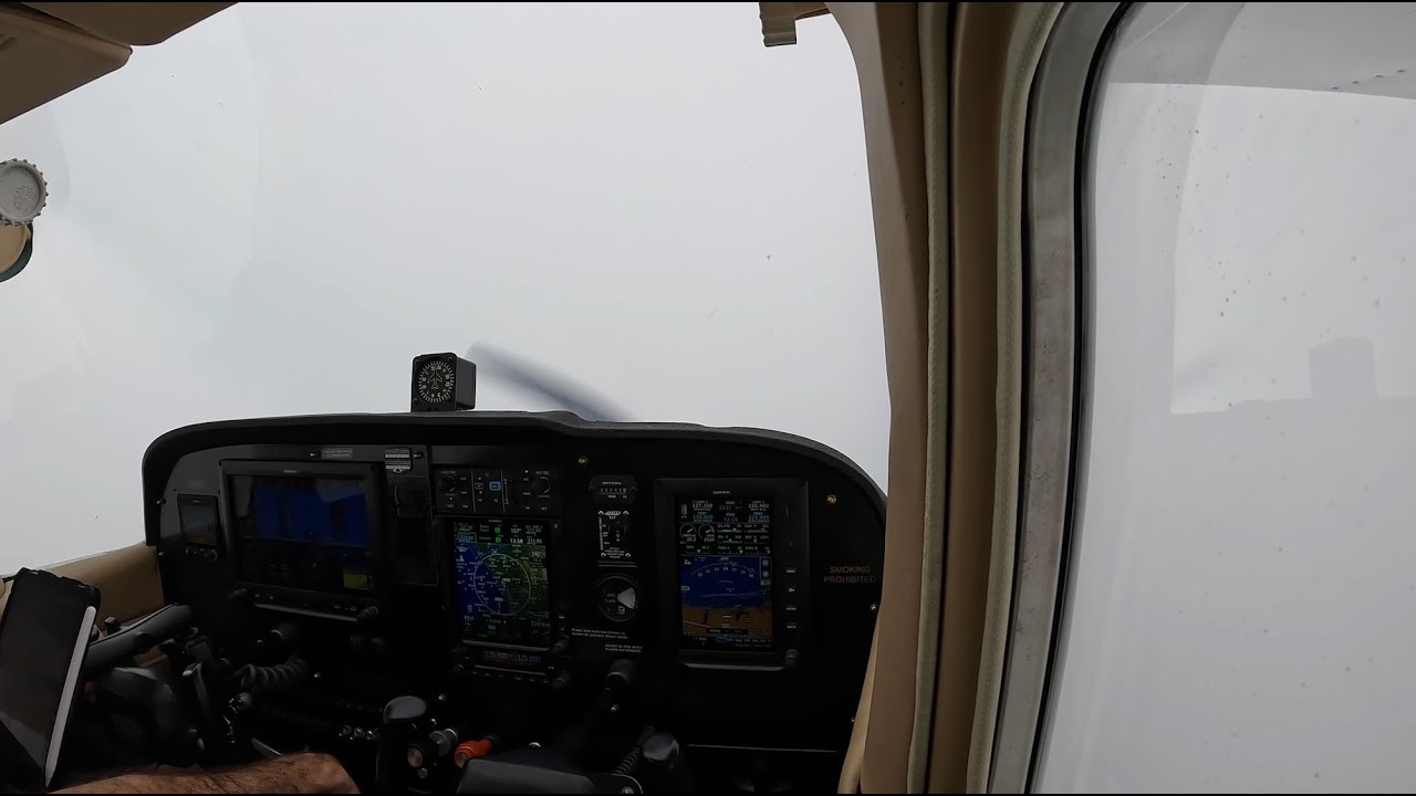 IFR in San Diego, Palomar RNAV 24 Approach (4K + ATC audio & captions)
