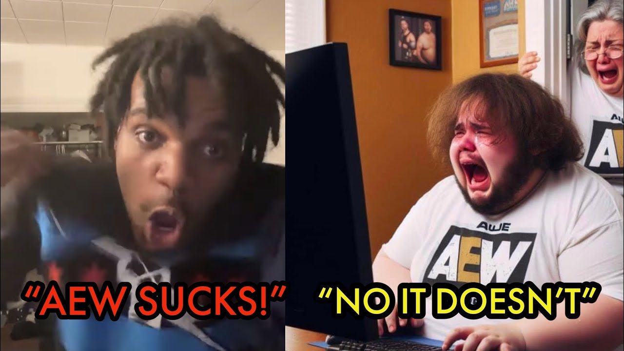 WWE Fan Debates The BIGGEST AEW Tony Khan Fan GETS HEATED.. (PART 1)