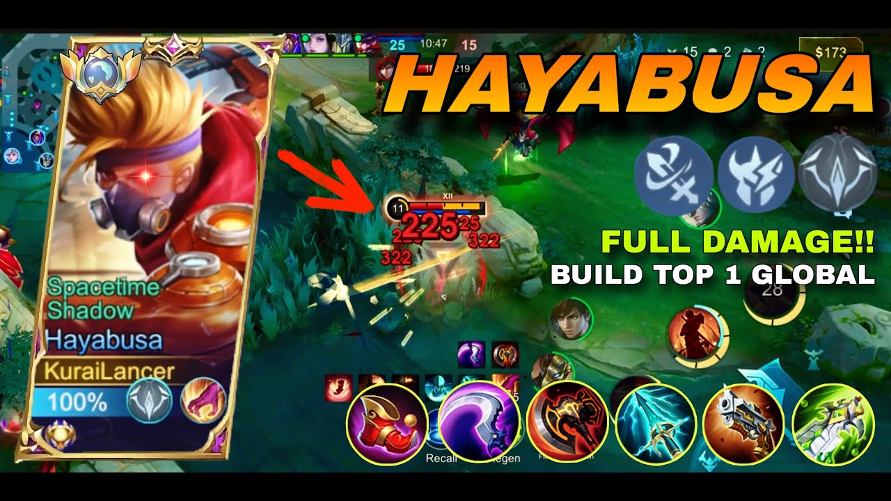 NEW HAYABUSA BUILD THAT CAN ONE SHOTS  ANY HERO 💀😱