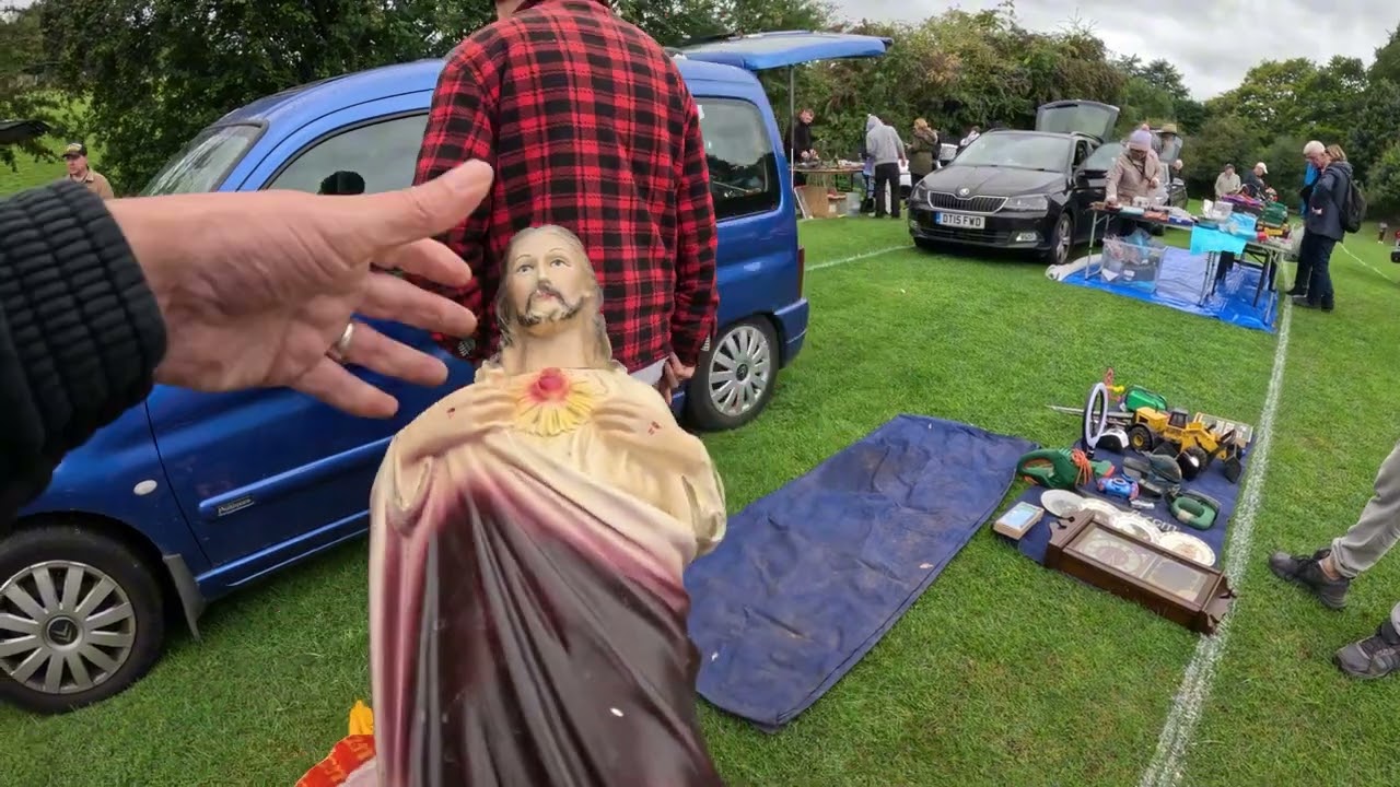 Old Man Goes To A Wet Skegby Car Boot Sale & He & Cadgy Get Thrown Out A Charity Shop 10/09/24