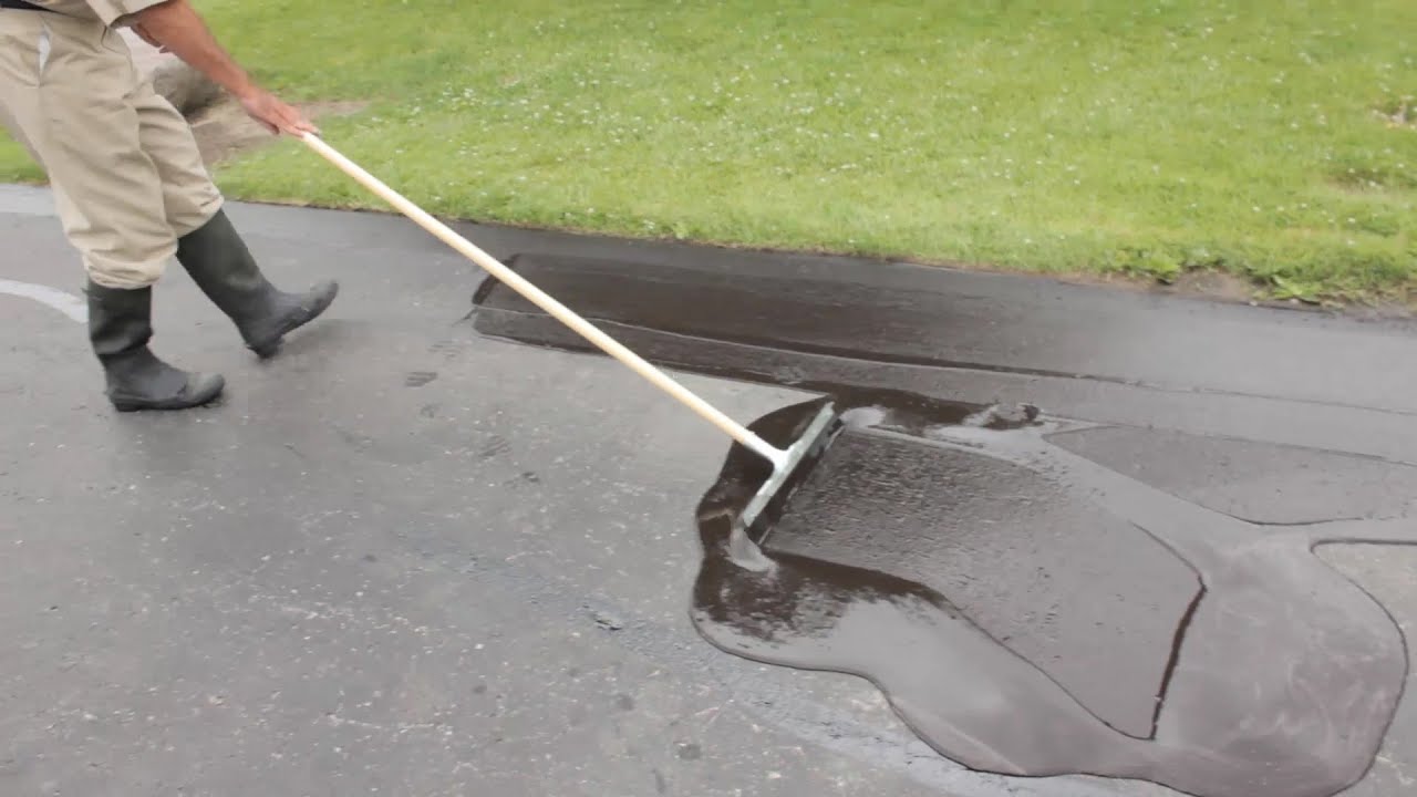 Asphalt Seal Your Own Driveway!