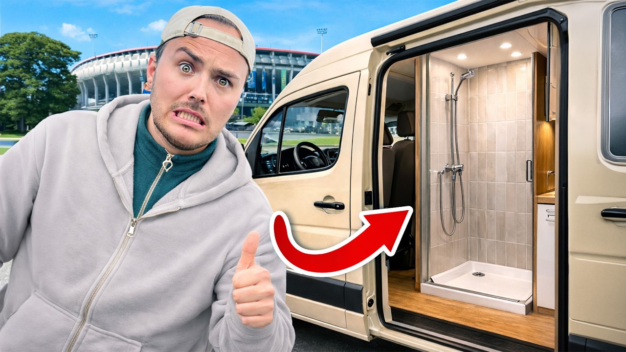 Mein Fussballcamper kriegt endlich eine Dusche