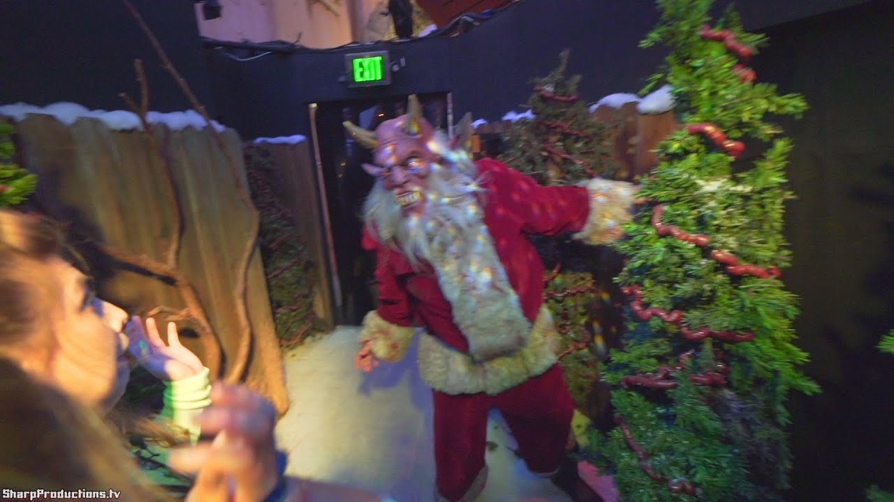 Holidayz в лабиринте Ада на Хэллоуинской Ночи Ужасов в Universal Studios Hollywood