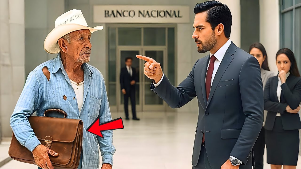 "FORA DAQUI!" — O PRESIDENTE DO BANCO HUMILHOU O IDOSO… MAS A VERDADE SOBRE ELE CHOCOU A TODOS