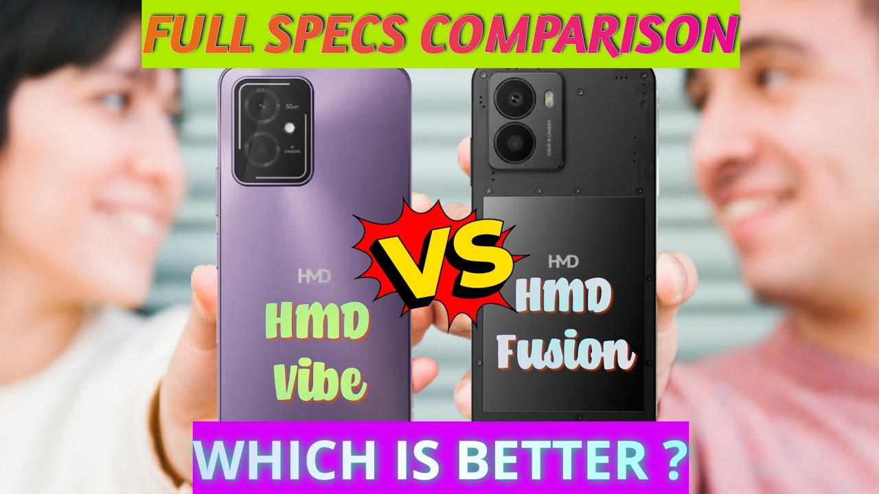 HMD Vibe vs HMD Fusion Review Comparison: Budget Phones!