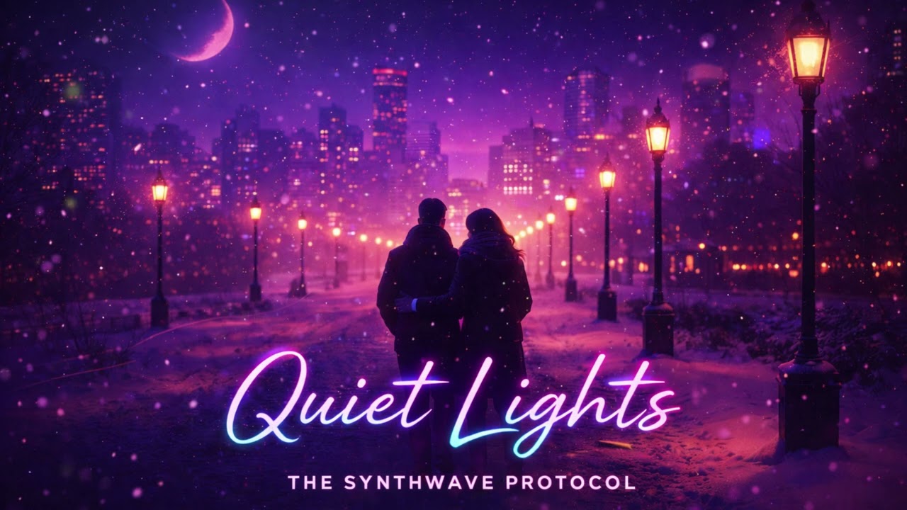 The Synthwave Protocol – Quiet Lights | 80s Synthwave Winter Night Drive