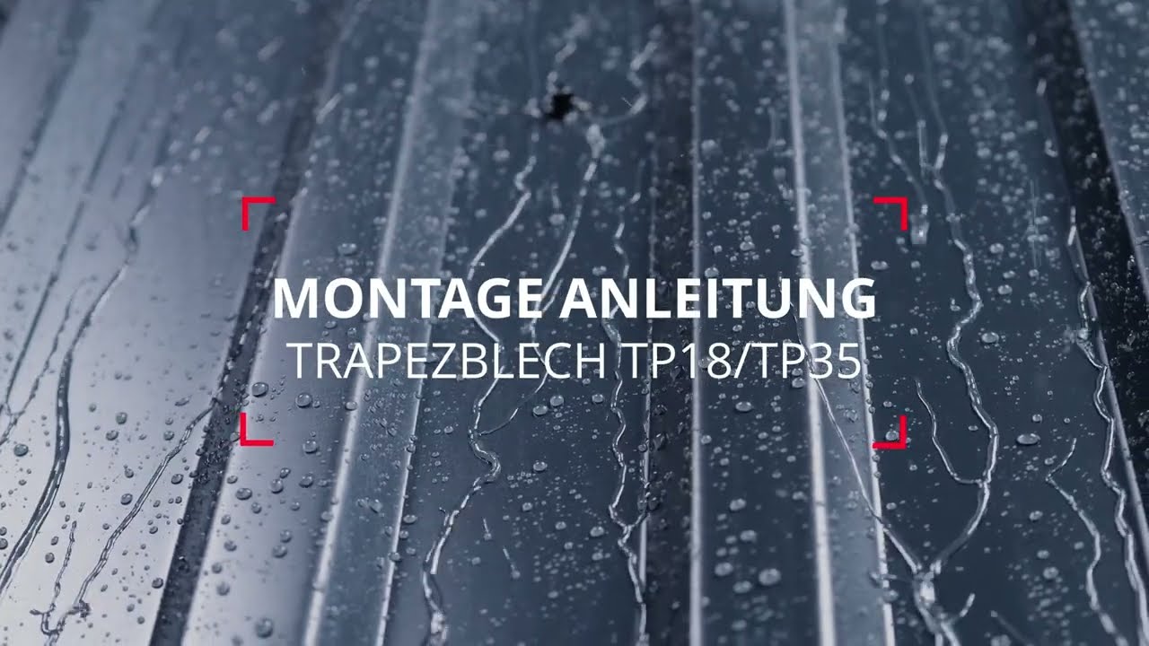 dachbleche24 - 04 Montage TP18 TP35
