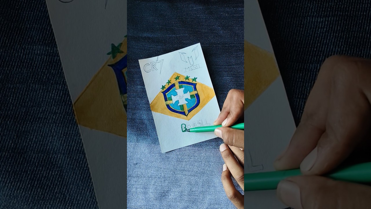 FIFA world cup 2026 ft: Brazil🇧🇷ll #worldcup #art #fifa #creative #drawing #shorts #@SA.01