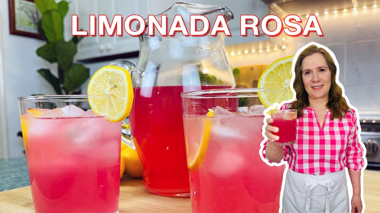 REFRESCANTE LIMONADA ROSA Fácil y divertida