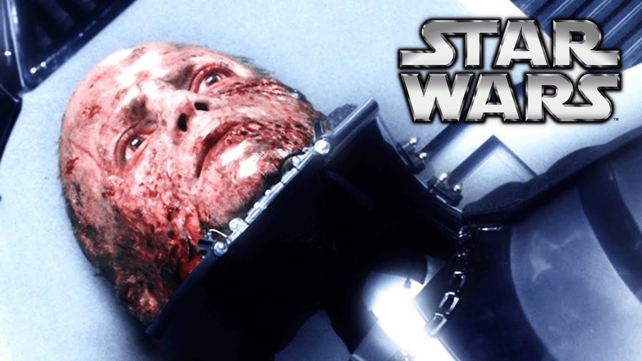 The last thoughts of Anakin Skywalker before the Darth Vader Suit