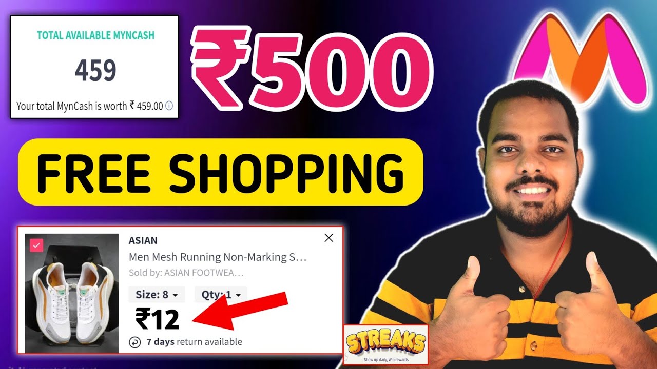 Myntra Free Shopping Trick | Myntra ₹500 Myn Cash | Jiomart Coupon Today | Free Shopping Loot Today
