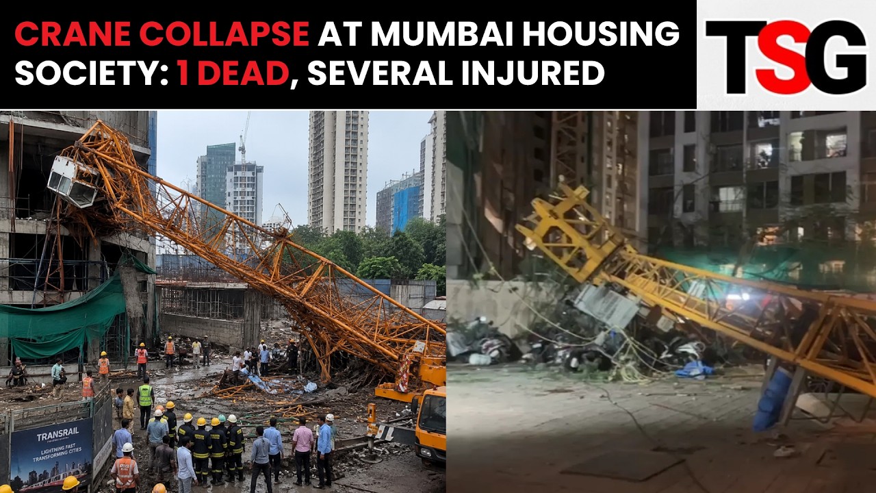 Mumbai Crane Collapse: 1 Dead, Several Injured After Accident at Mira Road Complex | TSG