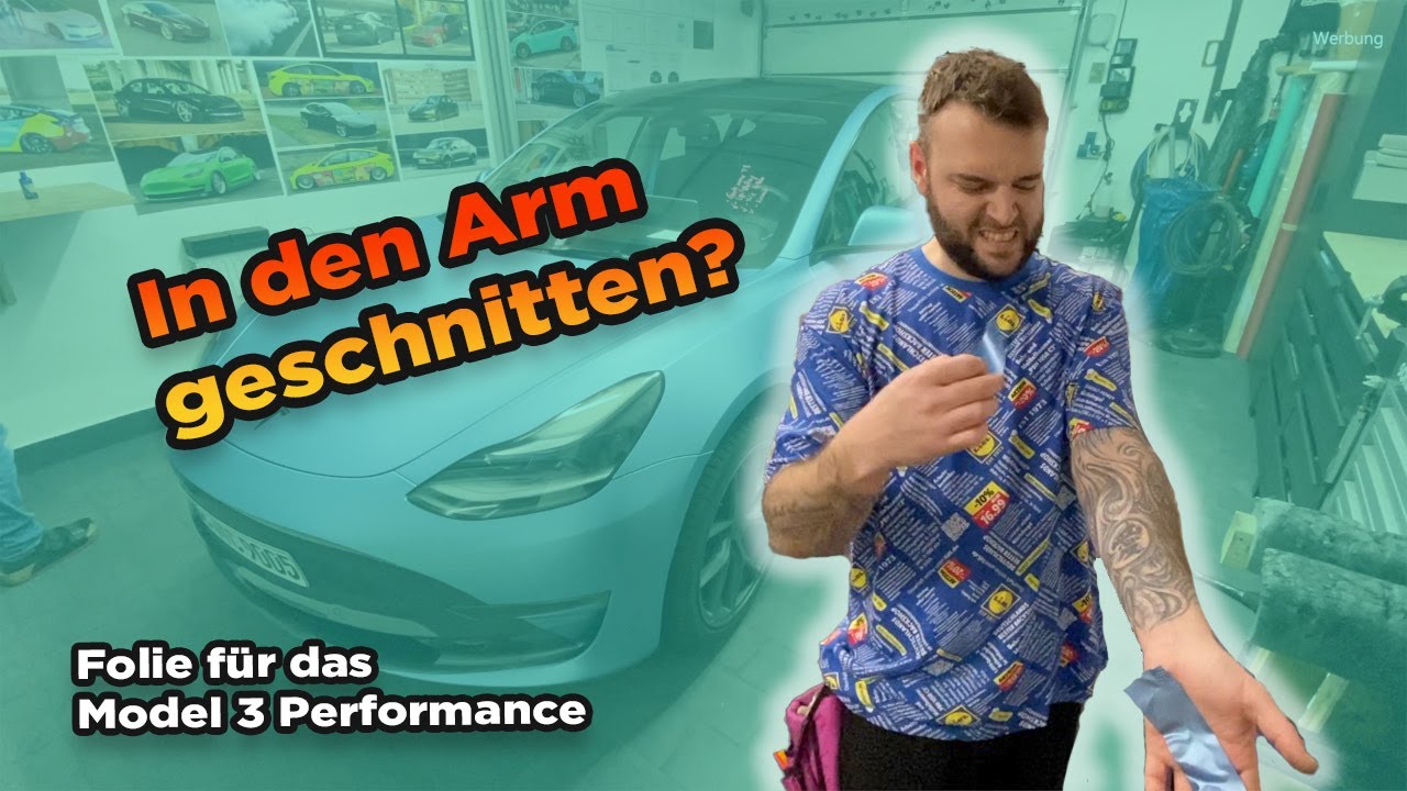 Folierung, Keramik & Gurte inkl. Waxing & Schneidetechniken - Tesla Model 3 Performance