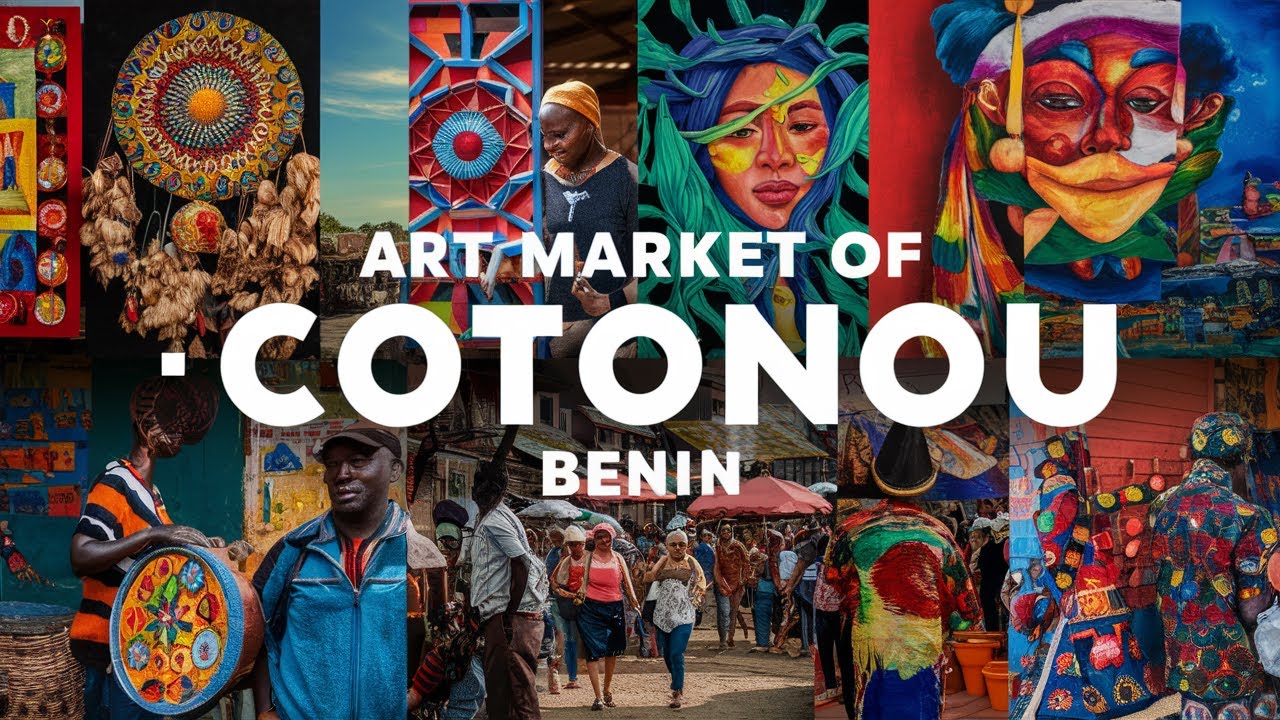 Découvrez le Marché d'Art Animé de Cotonou, Bénin 🎨 | Un Trésor Culturel à Explorer! / Art Market
