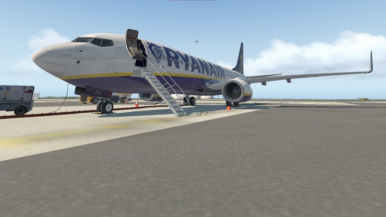 Boeing 737-800 takeoff || Ryanair || X-Plane