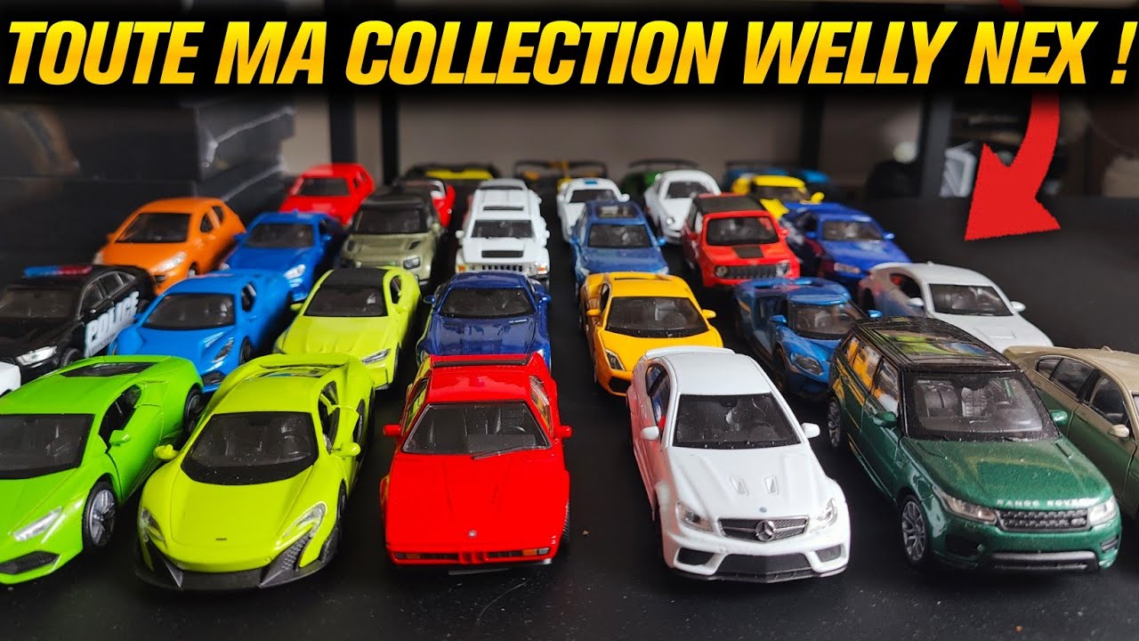 Je vous montre TOUTE ma COLLECTION de WELLY NEX ! (voitures miniatures)