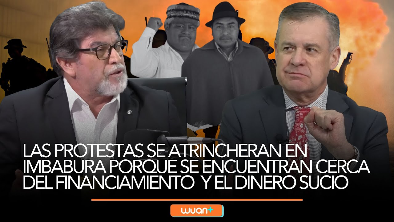 ANDRÉS PÁEZ: Las PROTESTAS se atrincheran en Imbabura porque se encuentran cerca del DINERO SUCIO