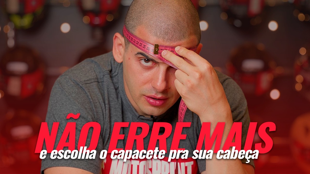 COMO ESCOLHER O TAMANHO CERTO DE CAPACETE? APRENDA A MEDIR CORRETAMENTE | MOTOSPRINT TV