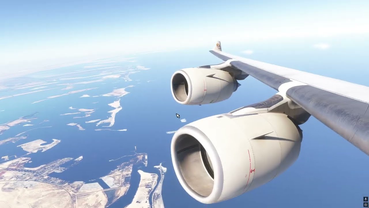Aerosoft A340-600 - ETD418 - Abu Dhabi (OMAA/AUH) ✈ Kuala Lumpur (WMKK/KUL) - Takeoff up to 10,000