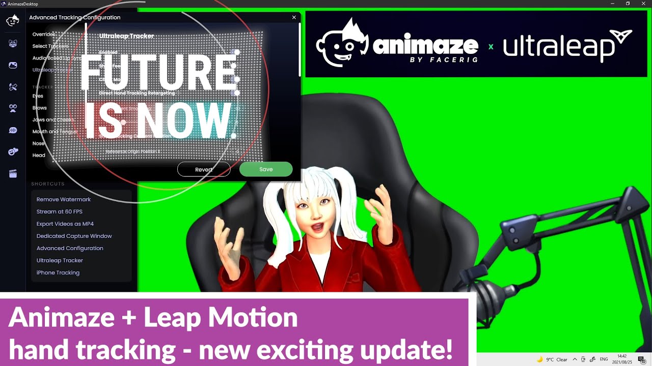 Animaze + Leap Motion hand tracking - New exciting update for Animaze by FaceRig!