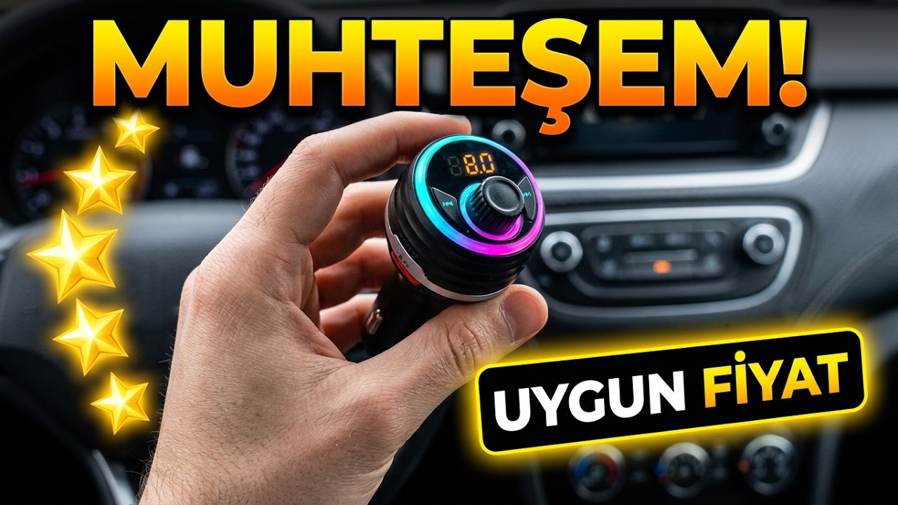 Arabaya Bluetooth Sistemi Bağlama S-link BT403 FM Transmitter