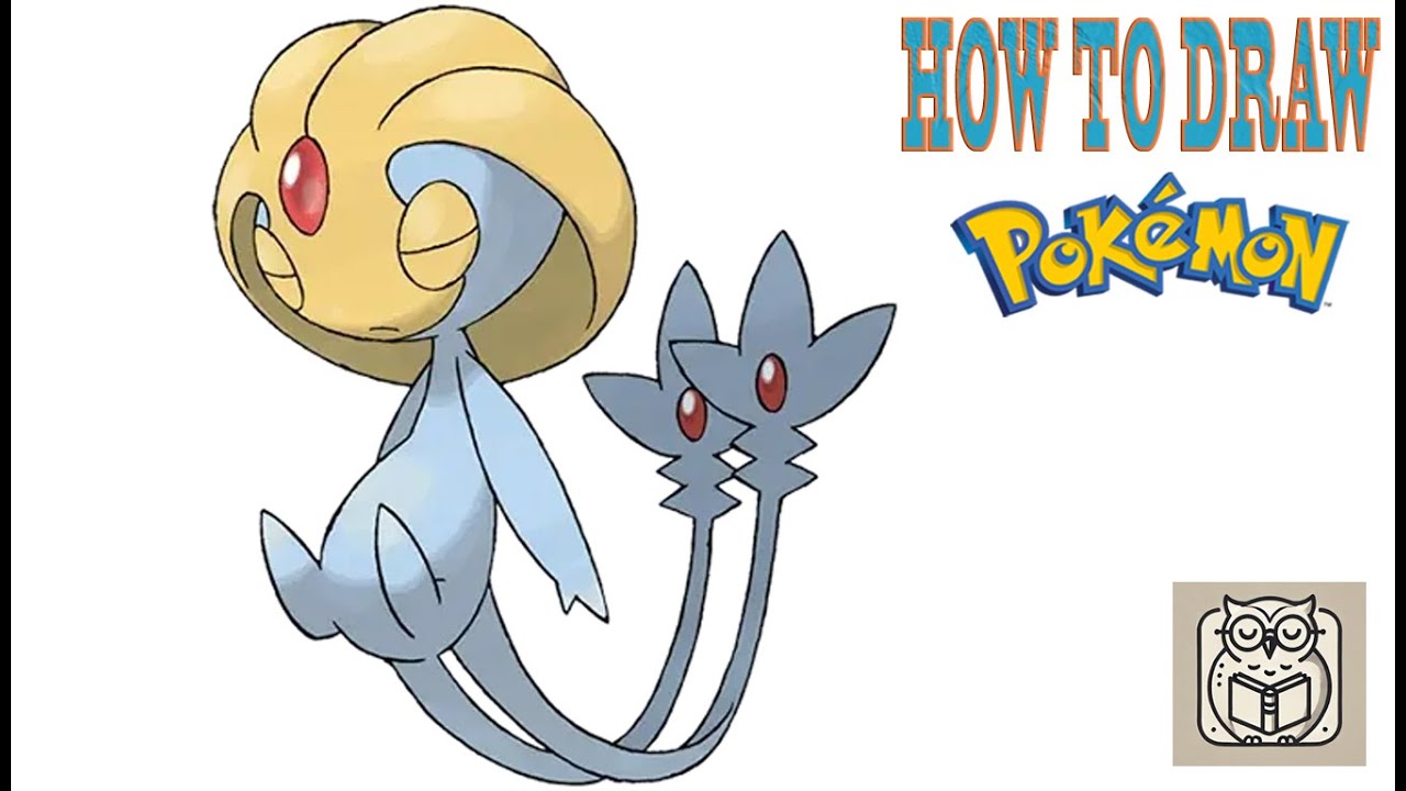 How to draw POKEMON Uxie step by step