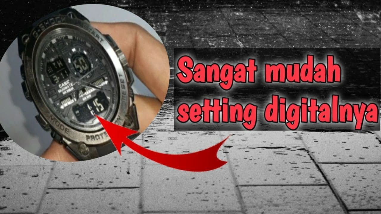 Cara setting jam G-SHOCK (KW)